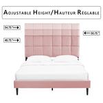 Sasha 3-Piece Queen Bed - Pink