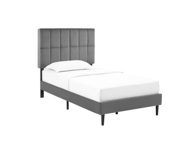 Sasha 3-Piece Twin Bed - Grey