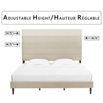 Nori 3-Piece King Bed - Beige
