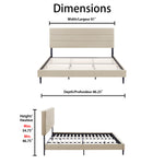 Nori 3-Piece King Bed - Beige