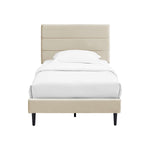 Nori 3-Piece Twin Bed - Beige