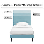 Nori 3-Piece Twin Bed - Teal
