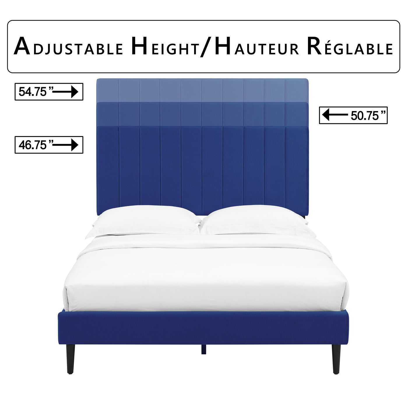 Kalina 3-Piece Full Bed - Blue