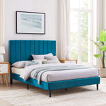 Kalina 3-Piece Queen Bed - Sea Green