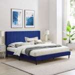 Kalina 3-Piece King Bed - Blue