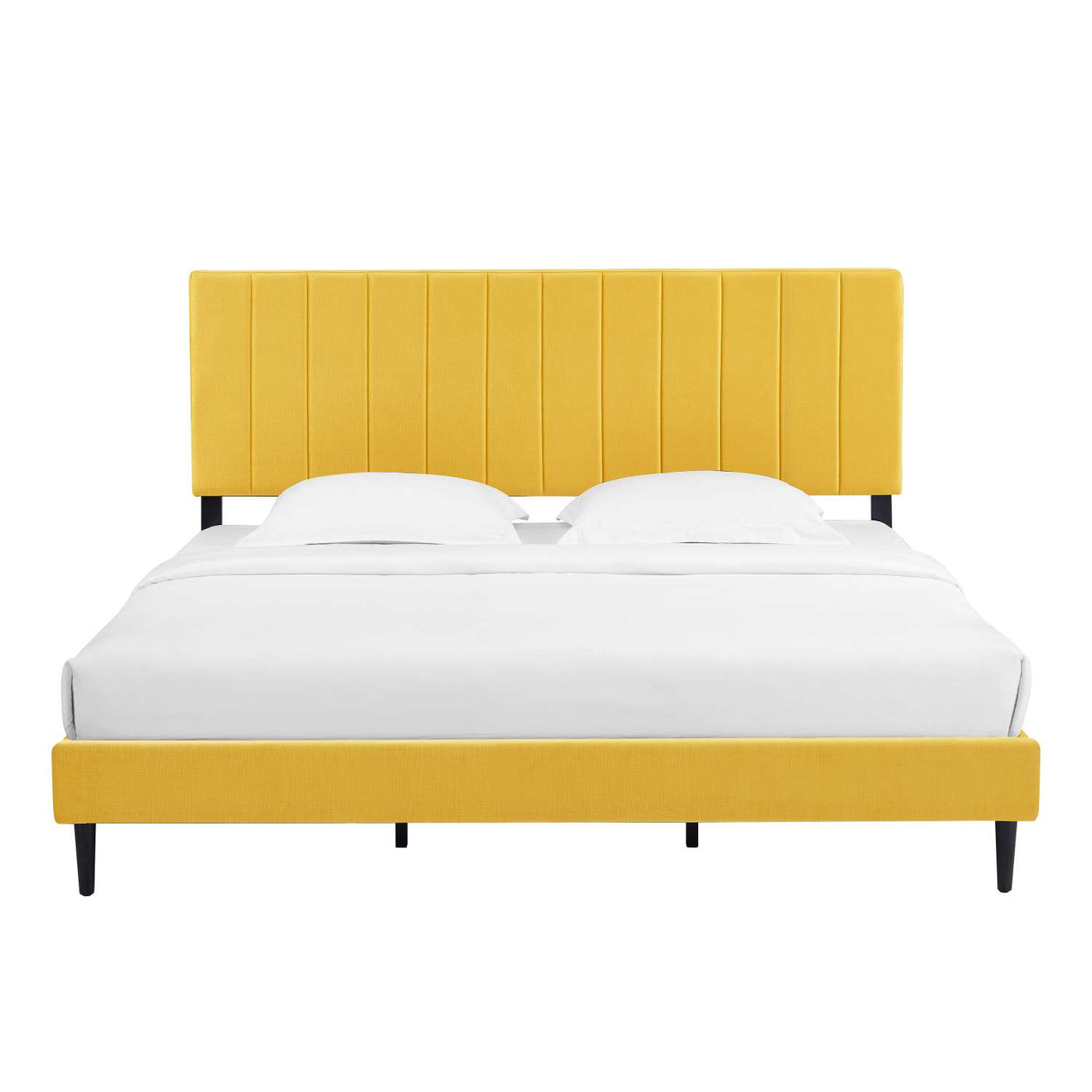 Kalina 3-Piece King Bed - Mustard