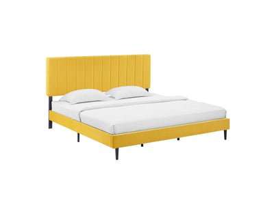 Kalina 3-Piece King Bed - Mustard