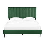 Kalina 3-Piece Queen Bed - Forest Green