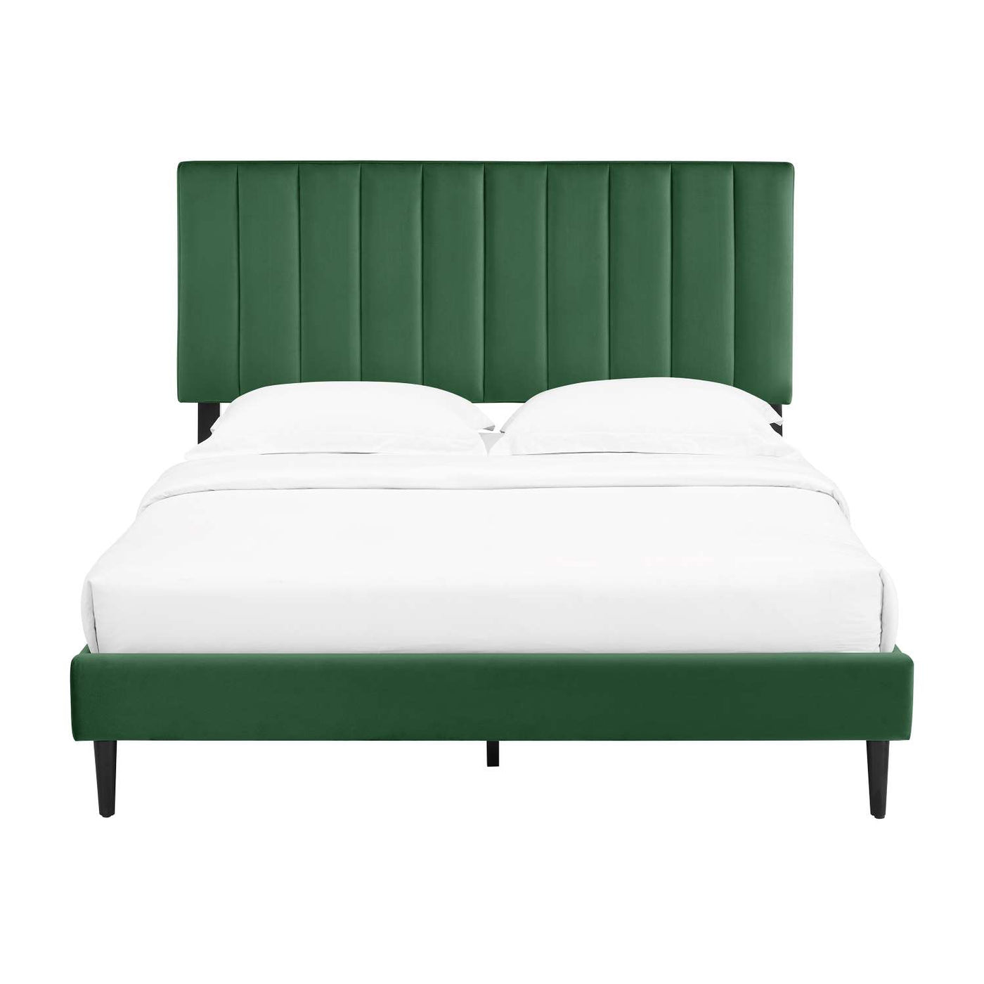 Kalina 3-Piece Queen Bed - Forest Green