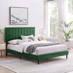 Kalina 3-Piece Queen Bed - Forest Green