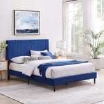 Kalina 3-Piece Queen Bed - Blue
