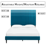 Kalina 3-Piece Queen Bed - Sea Green