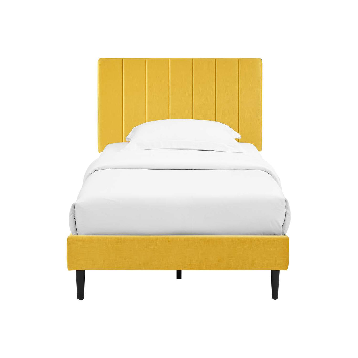 Kalina 3-Piece Twin Bed - Mustard