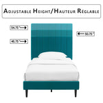 Kalina 3-Piece Twin Bed - Sea Green