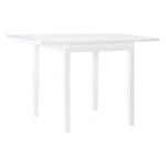 Florian 5-Piece Square Drop Leaf Dining Set - White, Red