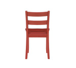 Florian 3-Piece Square Drop Leaf Dining Set - White, Red