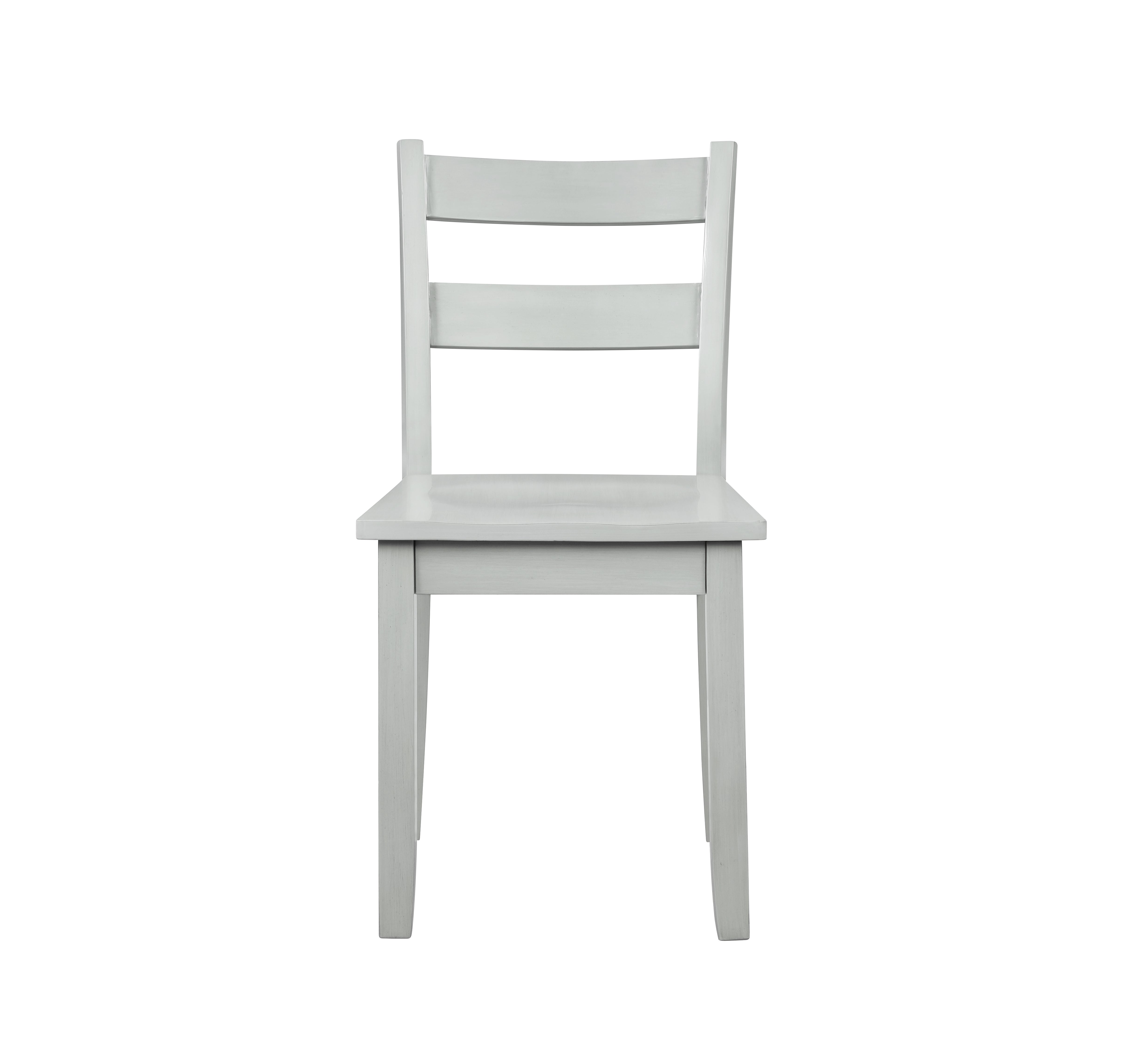 Florian 3-Piece Square Drop Leaf Dining Set - White, Light Grey