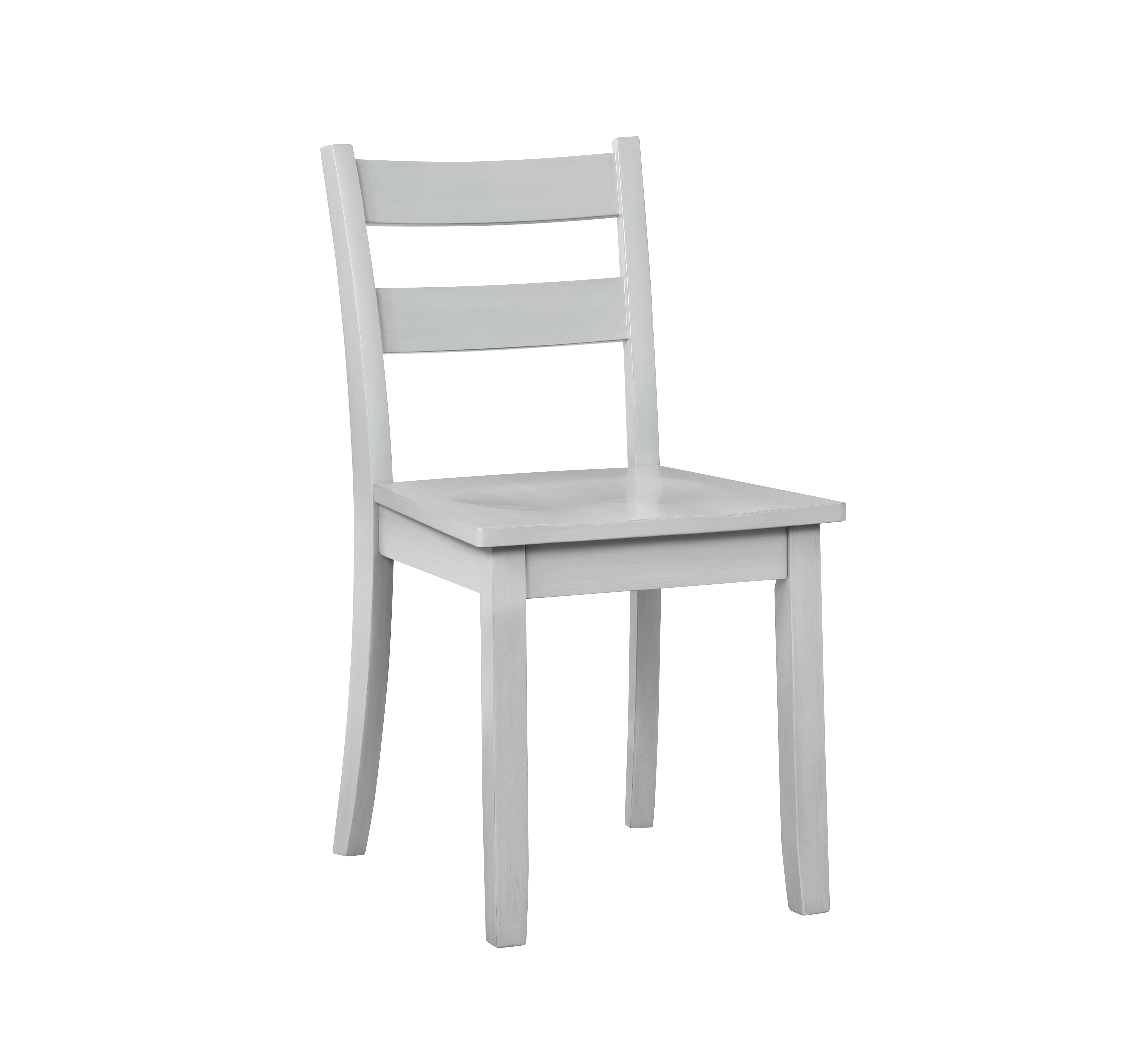Florian 3-Piece Square Drop Leaf Dining Set - White, Light Grey