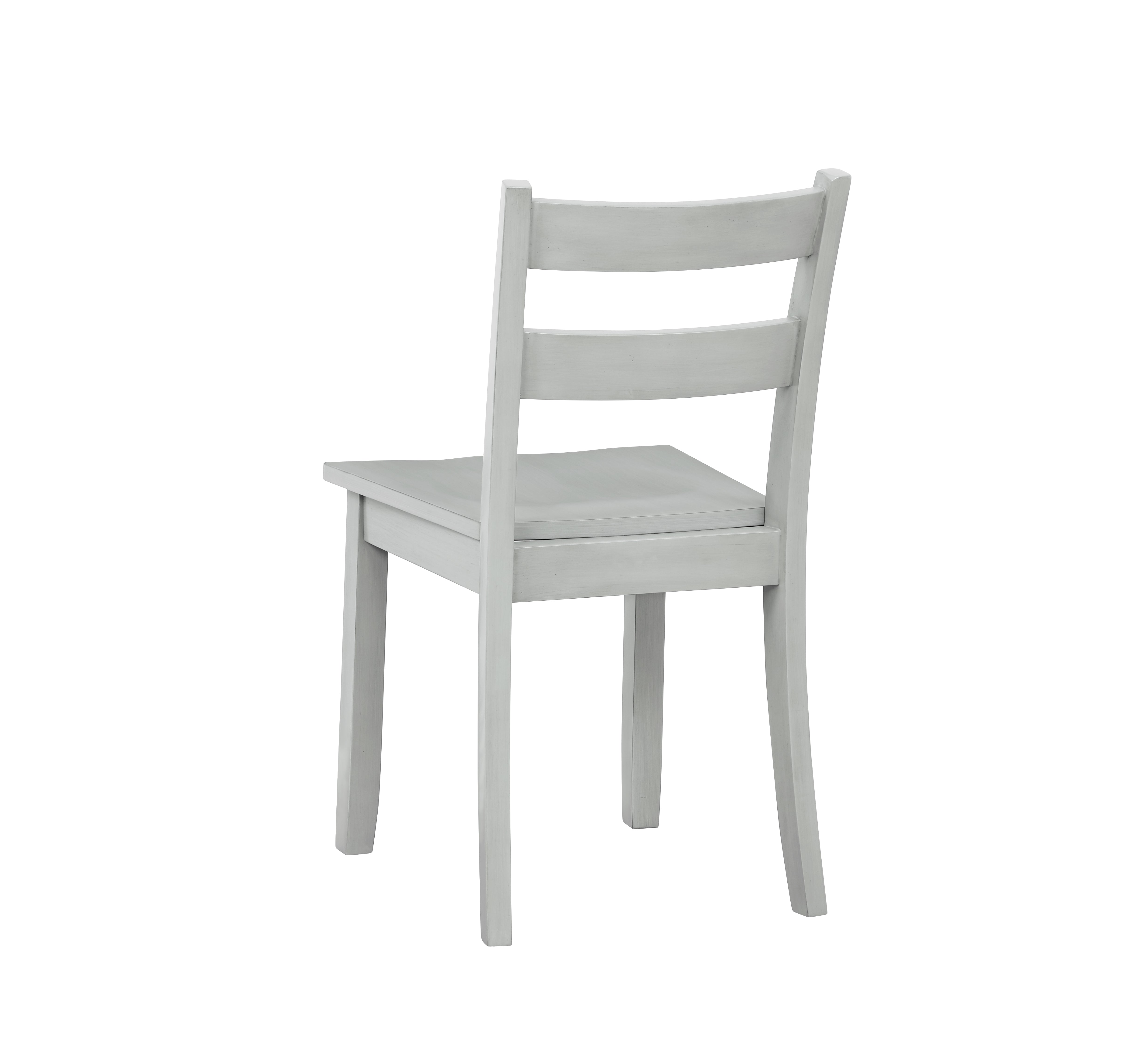 Florian 3-Piece Square Drop Leaf Dining Set - White, Light Grey