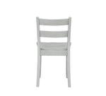 Florian 3-Piece Square Drop Leaf Dining Set - White, Light Grey