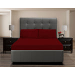 Nilus Queen Sheet Set - Red