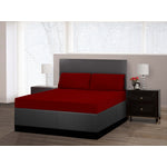 Nilus Queen Sheet Set - Red