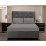 Nilus Queen Sheet Set - Dark Grey