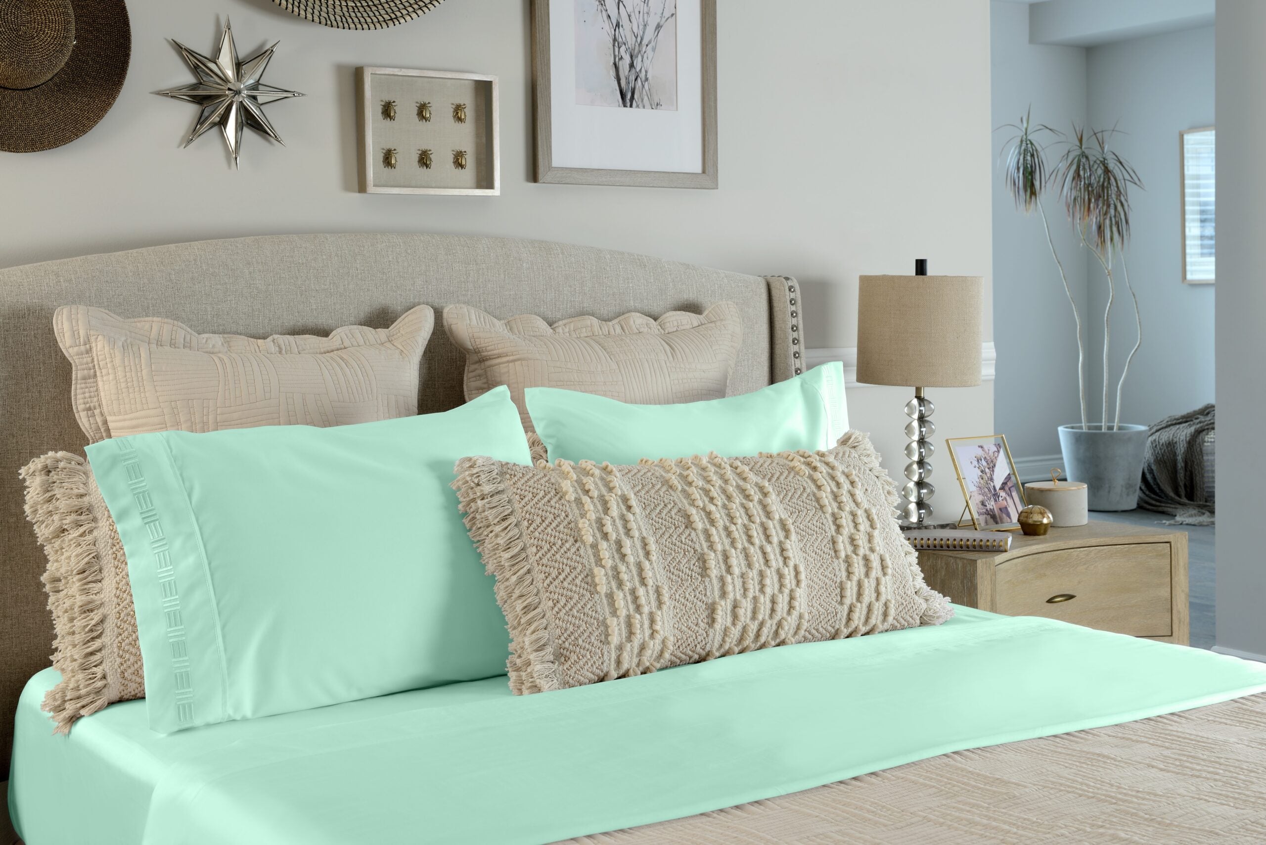 Nilus King Sheet Set - Light Green