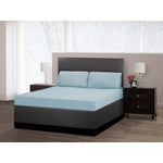 Nilus Queen Sheet Set - Light Blue