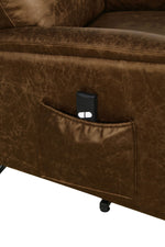 Phoenix Power Lift Recliner Chair - Brown