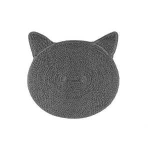 Capacho Braided Cotton Cat Pet Door Mat - Grey