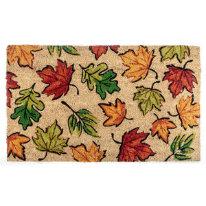 Capacho Coir Autumn Foliage Door Mat - Multi-Colour