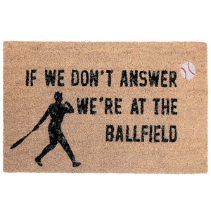 Capacho Coir Ballfield Door Mat - Multi-Colour