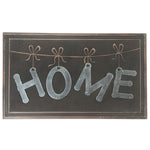 Capacho Rubber Stringline Home Door Mat - Bronze