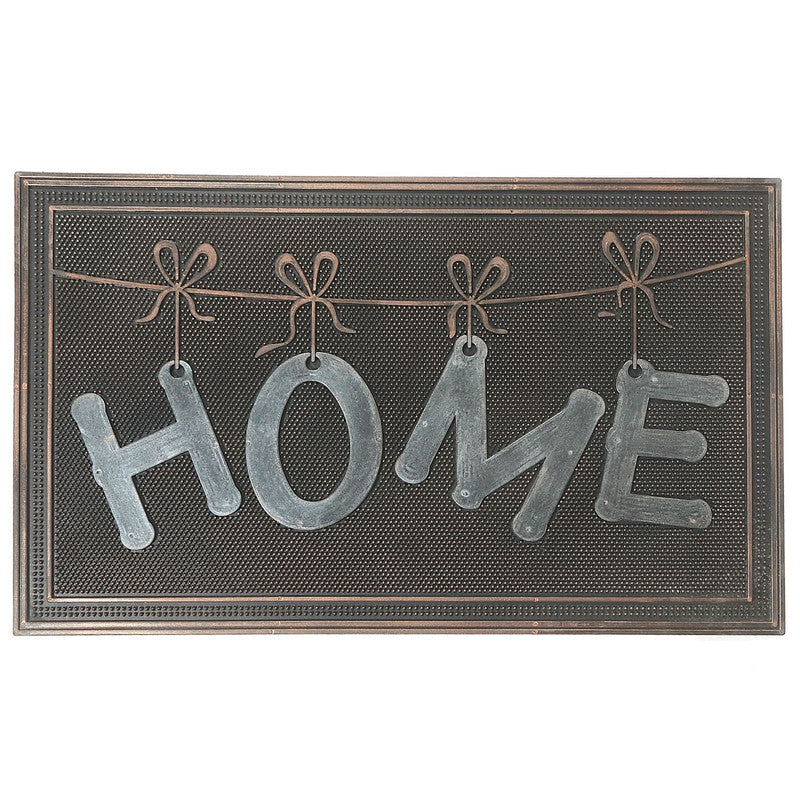 Capacho Rubber Stringline Home Door Mat - Bronze