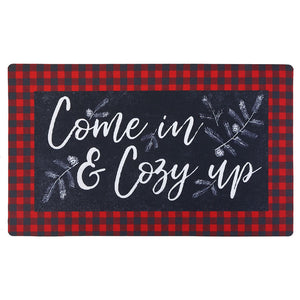 Capacho Rubber Come in Cozy Up Door Mat - Multi-Colour