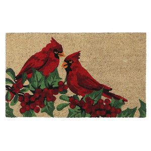 Capacho Coir Double Cardinal Door Mat - Multi-Colour