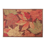 Capacho Scenic Autumn Leaves Door Mat - Multi-Colour