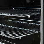 Forno Paolo Black Freestanding Electric Range With True Convection (4.38 Cu. Ft.) - FFSEL6011-30BLK