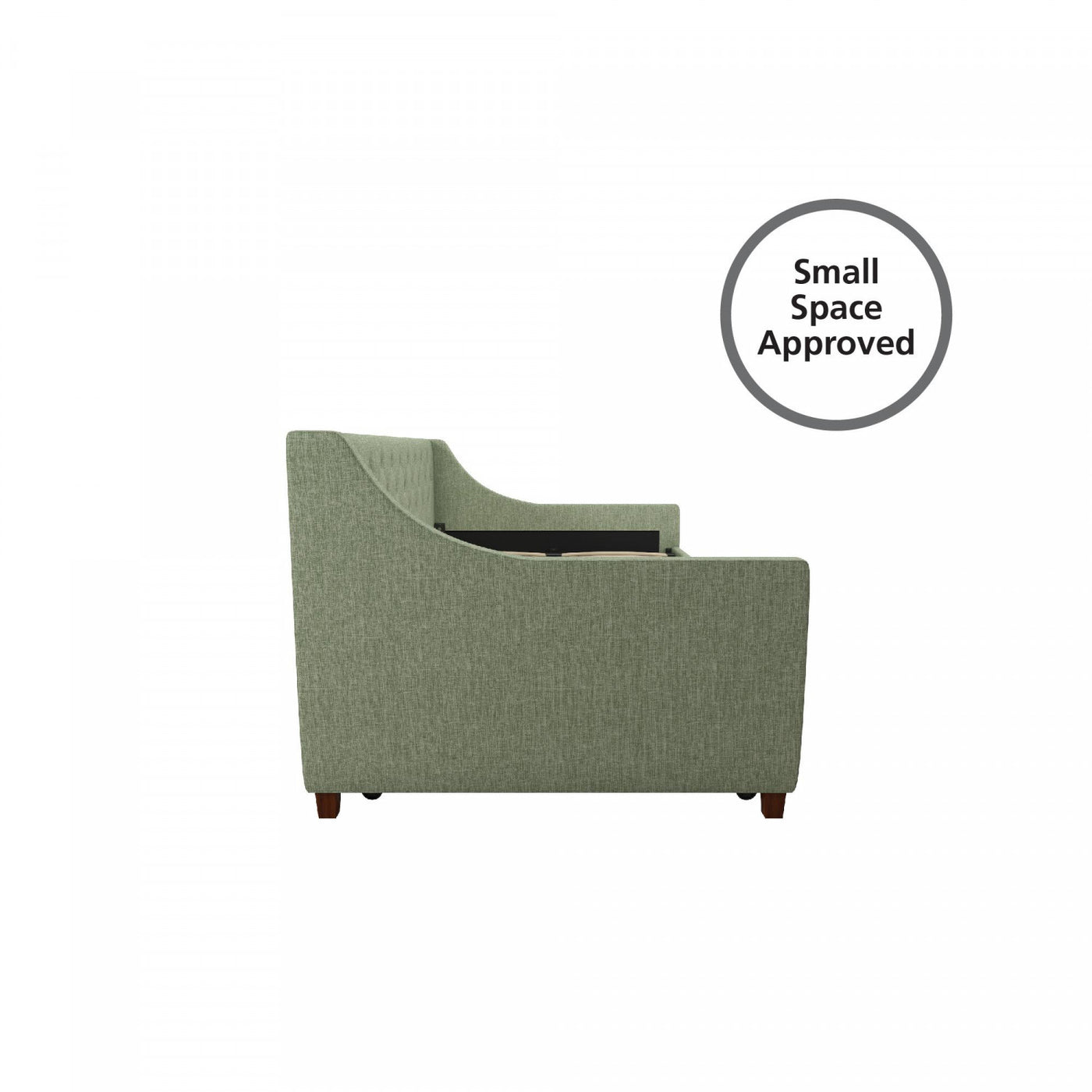 Novogratz Her Majesty Twin Daybed and Trundle - Light Jade
