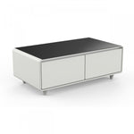 Forno Tavolo Smart Coffee Table With Dual Refrigerator Drawers - White - FCTFR7006-51WHT