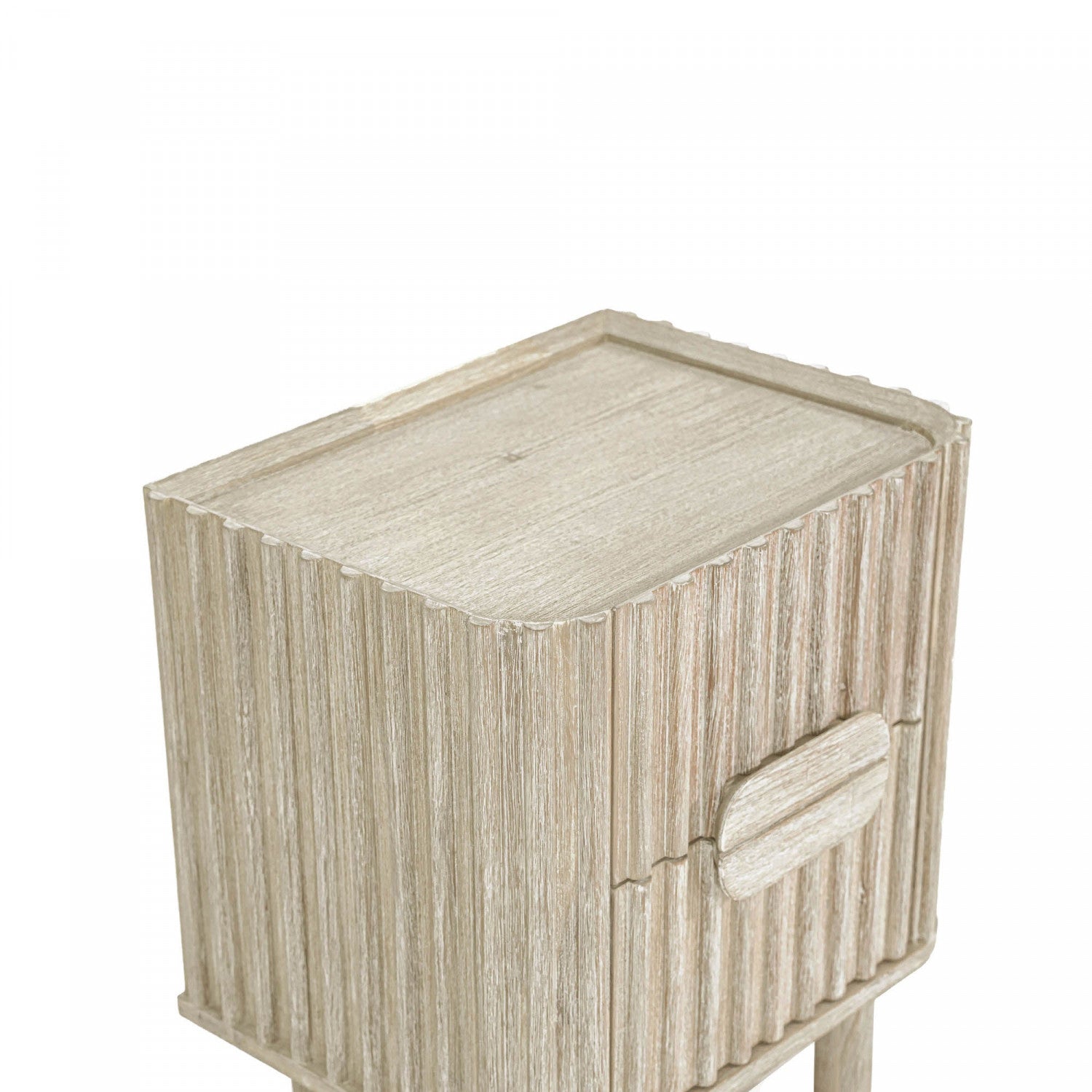 Humbach Night Table - White Washed Natural