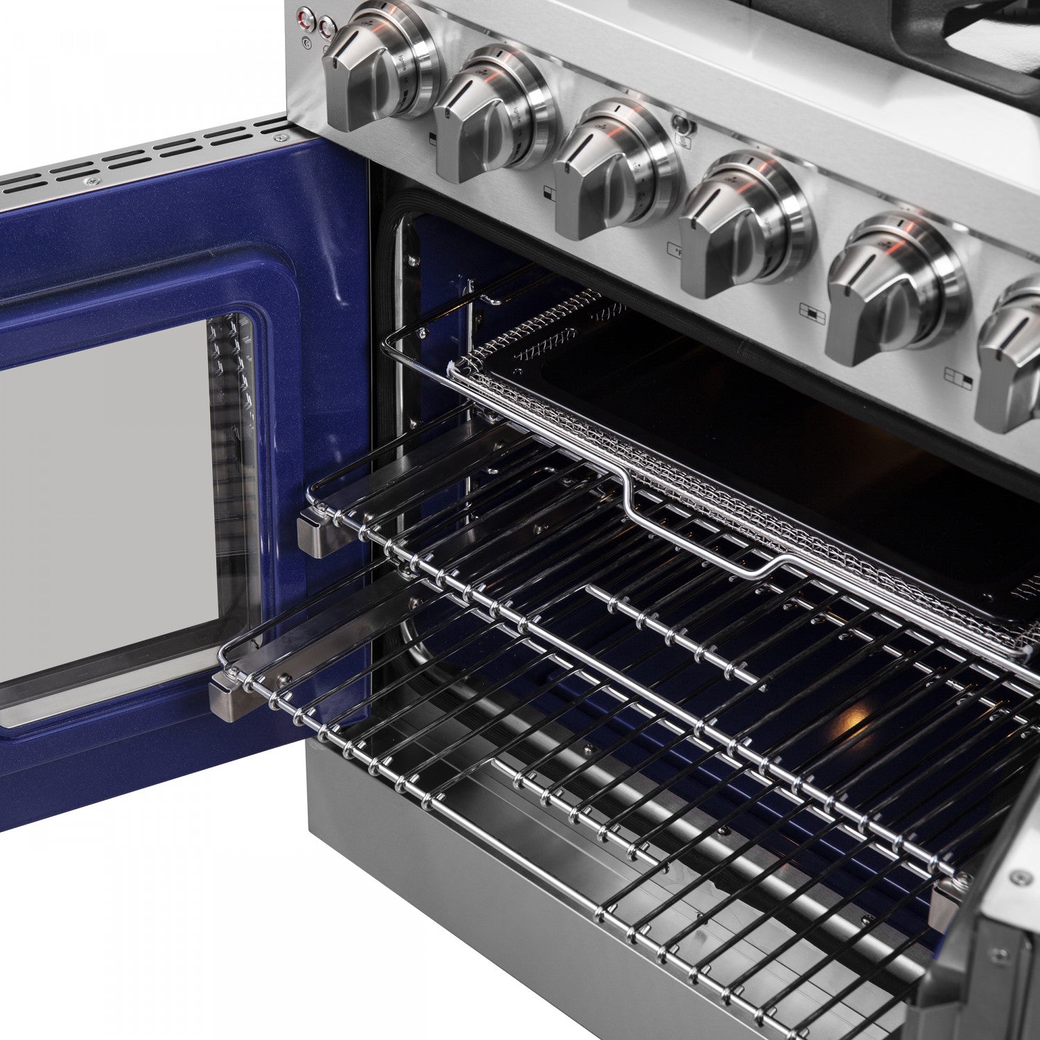 Forno Massimo 30" Stainless Steel French Door Freestanding Gas Range (4.32 Cu. Ft.) - FFSGS6439-30