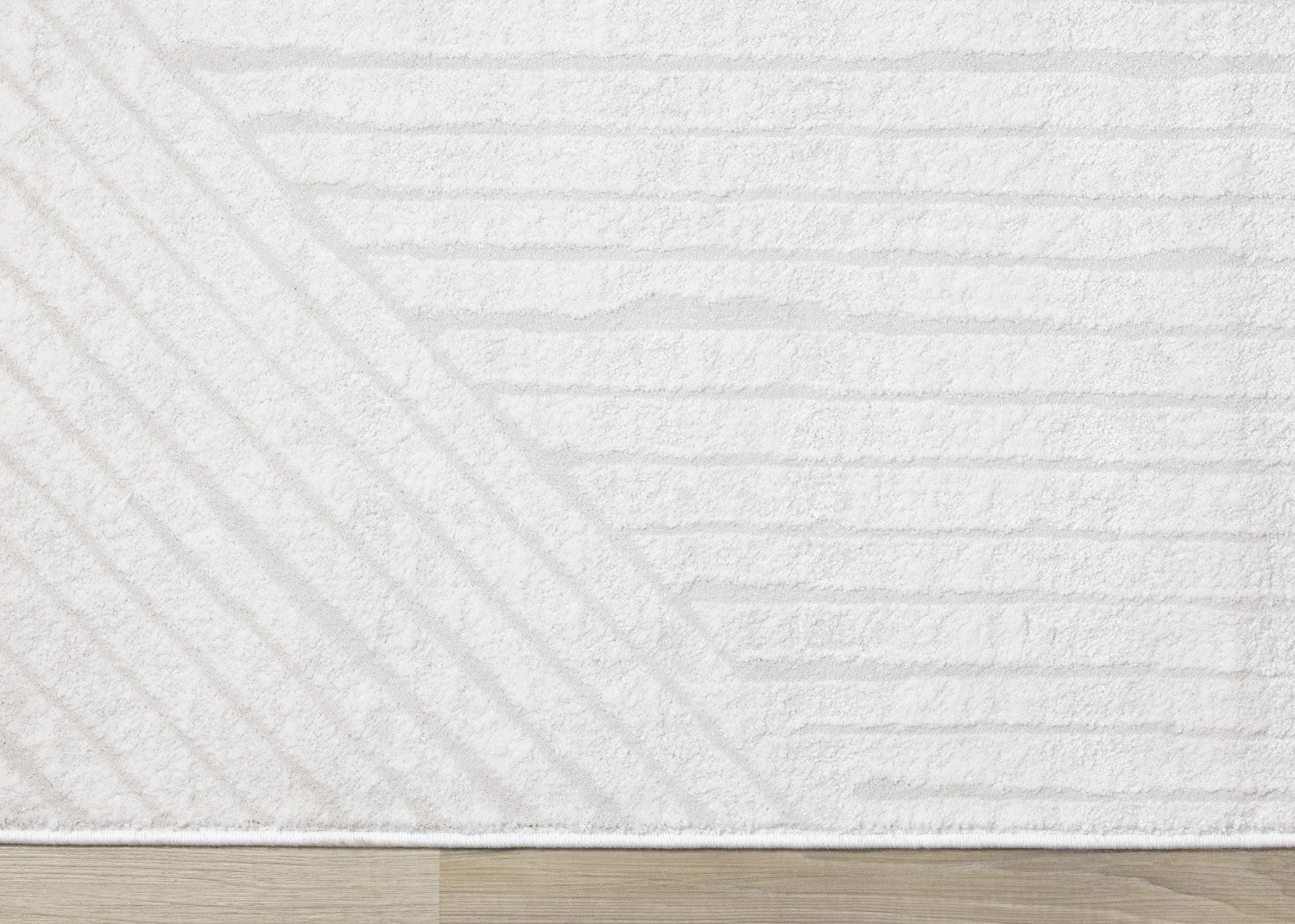 Hillary Modern Lines Area Rug - Cream - 7' X 10'