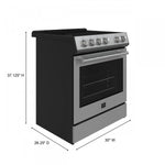 Forno Leonardo Stainless Steel Slide-In Electric Range (5.0 Cu. Ft.) - FFSEL6022-30