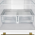 Forno Gallipoli 31" 17.5 Cu.Ft. White French Door Refrigerator with Ice Maker - FFFFD1974-31WHT