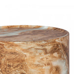 Vanderoy Side Table - Beige/Brown