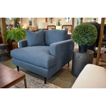 Gavrin Round Side Table With Handle - Dark Grey
