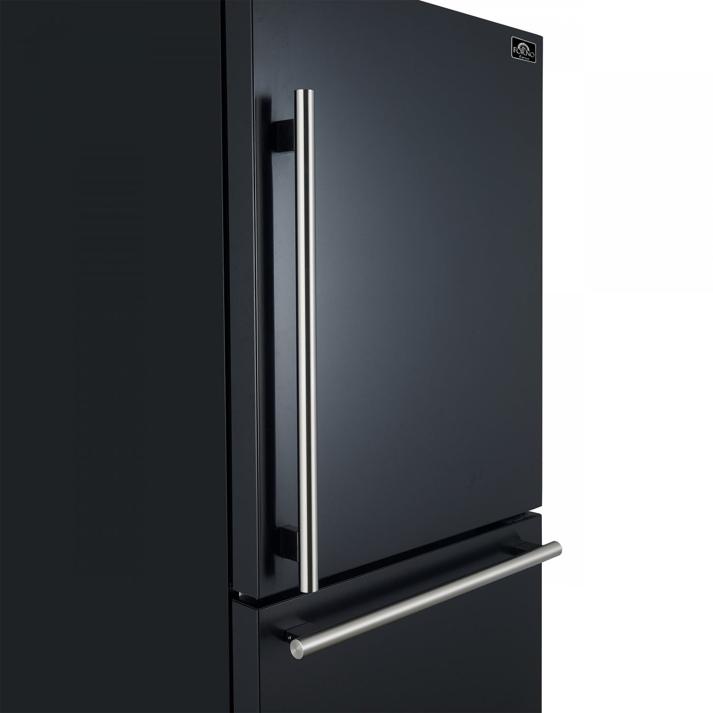 Forno Milano 31" Black Bottom Freezer Refrigerator with Right Swing Door (17.2 Cu. Ft.) - FFFFD1785-31BLK