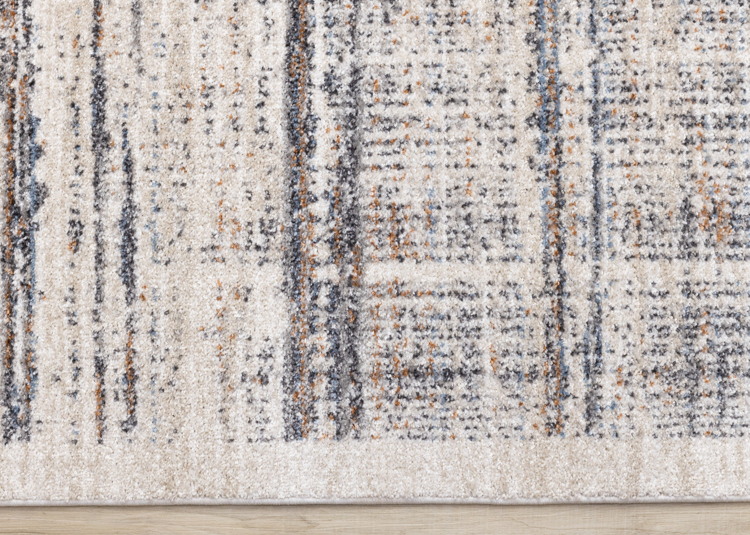 Sadie Casual Contemporary Area Rug - 8' X 11' - Grey/Beige